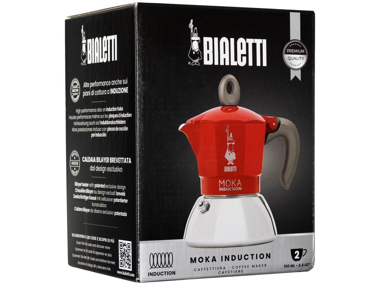 Bialetti Rot Kaffeekanne "New Moka Ind" von Baur - Image 2