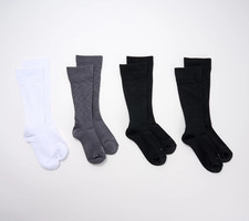 Tommie Copper S/4 4 Pack Cozy Fit Compression OTC Socks - Basic Medium