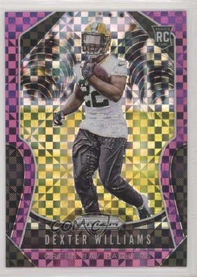 2019 Panini Prizm Rookies Purple Power 45/49 Dexter Williams #336 Rookie RC 1s4u