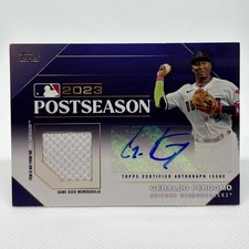 2024 Topps #PPAR-PER Geraldo Perdomo Postseason Performance Auto Relic #/50