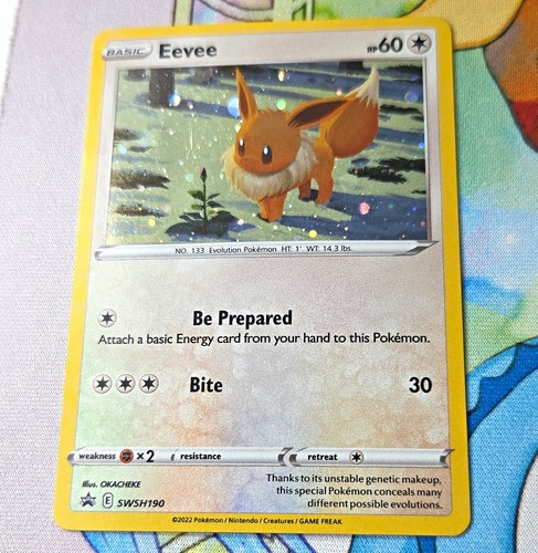 Nintendo Eevee SWSH190 Sword & Shield Promo Holo Promo Basic 60HP EN 2022