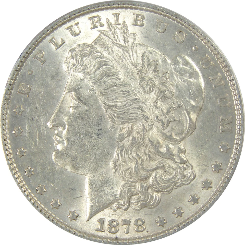 1878 7TF Rev 79 Morgan Dollar AU 58 ANACS Silver $1 Coin SKU:I16372 - Image 3 of 4