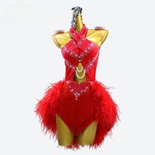 Women Dance Suit Costume Elegant Dress Skirt Clothing Stage Practice Outfits