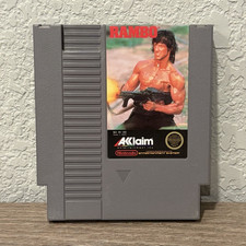 Vintage Rambo Acclaim Entertainment NES Game Cartridge NTSC-U/C Cleaned & Tested