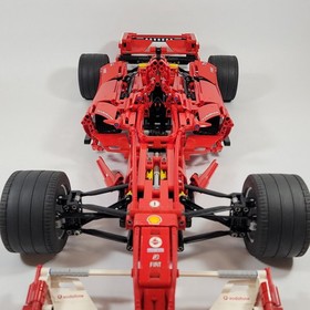 Vintage LEGO Ferrari F1 8674 Racer 1:8 Indy Race Car Stickers Clean 98% Complete