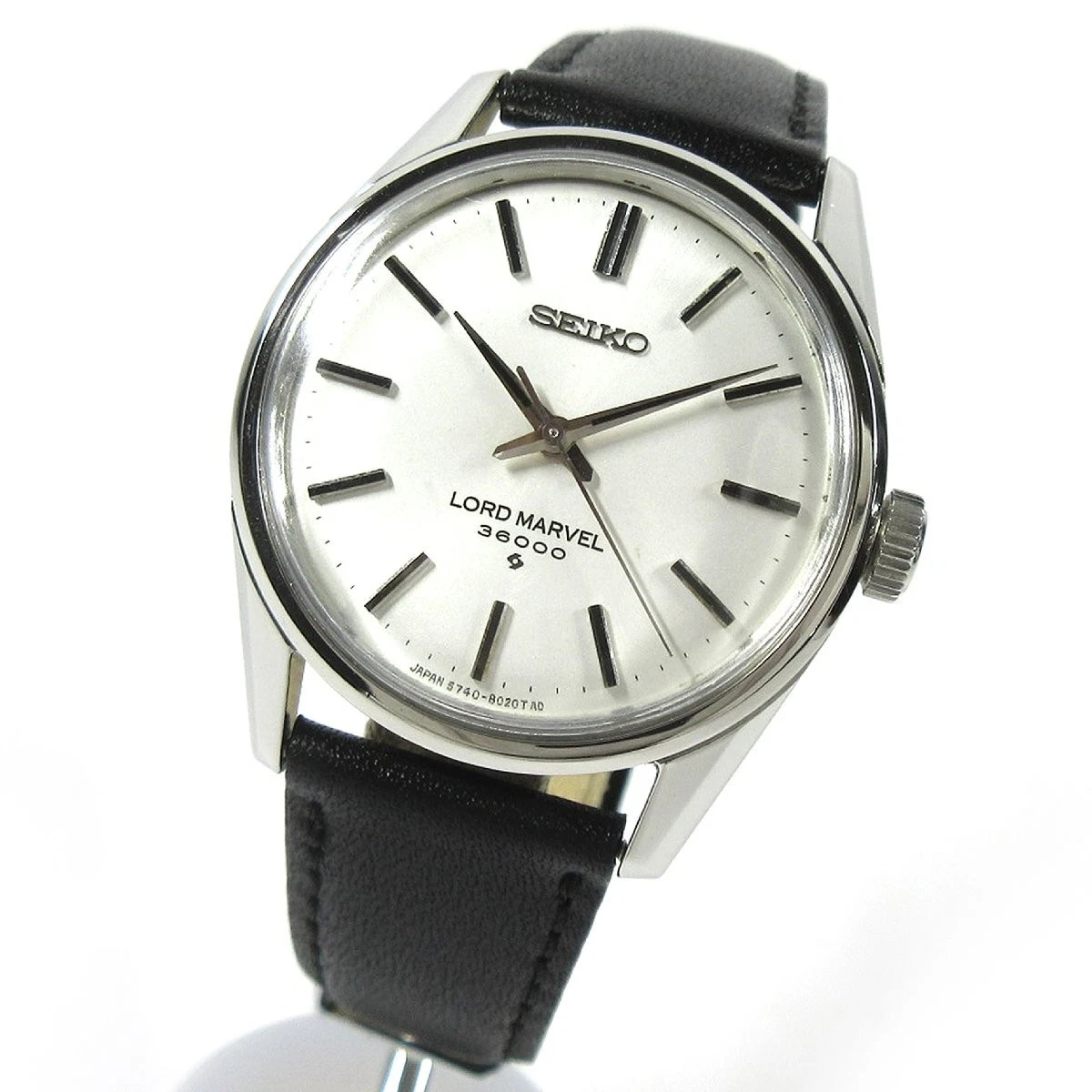 Seiko 1970 Vintage 5740 8000 Road Marvel 36000 AD Dial Silver 35mm Men s Manual