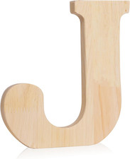 Wooden Letters 6 Inches Unfinished Wood Large Alphabet Letters for Wall Decor Ho