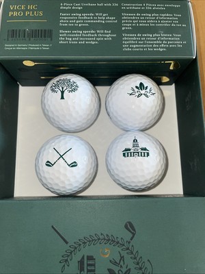 Vice Golf Pro Plus HERITAGE COLLECTION Golf Balls - Special Edition - Masters