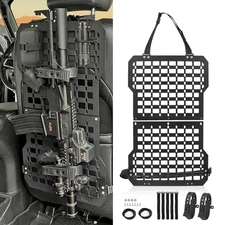 Truck Gun Rack Molle Seat Back Organizer Gun Holder Molle Panel for Vehicles ...