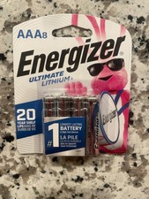 ENERGIZER ULTIMATE LITHIUM 8 PACK AAA BATTERI...