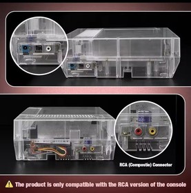 New Transparent Replacement Shell for Nintendo NES