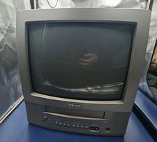 Toshiba MV13N2 13" CRT TV / VCR Combo Retro Gaming Tested - No Remote