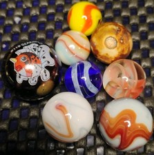 .88"-.55" ANTIQUE/VINTAGE/MODERN MARBLES LOT MINT-/NM-