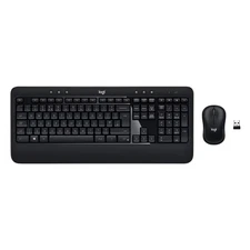 Logitech MK540 Combo 2 Advanced Wireless Keyboard +Black Mouse USB Nano Receiver