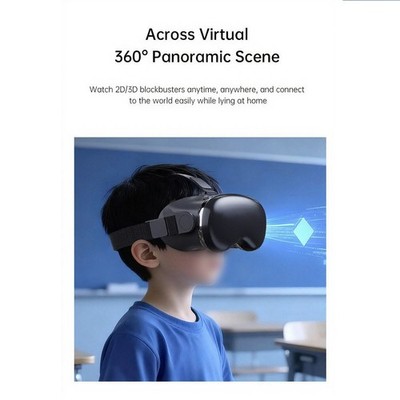 Für Smartphone-kompatibles VR Headset mit Anti-Blaulicht Gläsern 98 Grad FOV