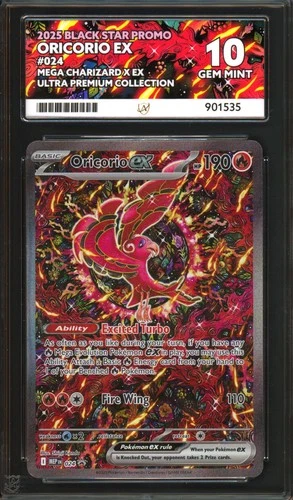 ACE 10 Oricorio ex 024 Promo Charizard Ultra Premium UPC SIR Pokemon PSA MINT