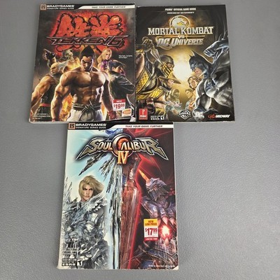 Lot of 3 Video Game Strategy Guides: Tekken 6, Mortal Kombat vs DC Universe