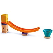 Hape Quadrilla Mega Skatepark Murmel-Sprungchance Zubehör Kugelbahn ab 4 Jahre