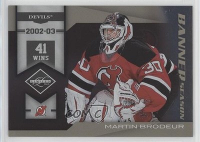 2010-11 Limited Banner Season 11/199 Martin Brodeur #15 HOF 0w0l