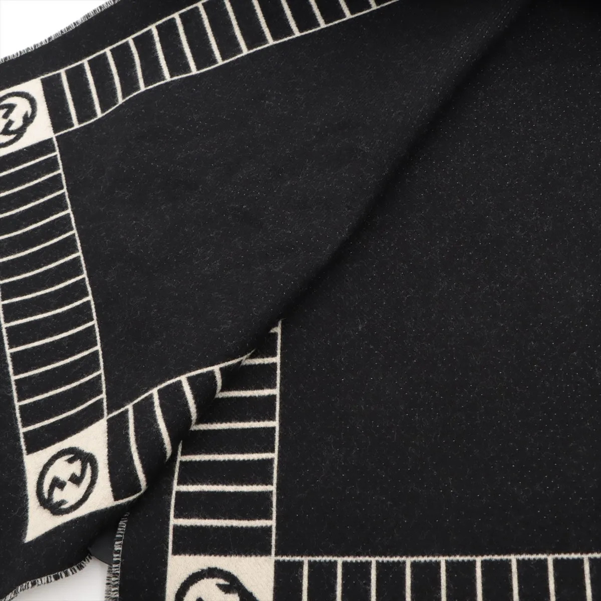 Gucci x New York Yankees Scarf Wool & Polyester Black x