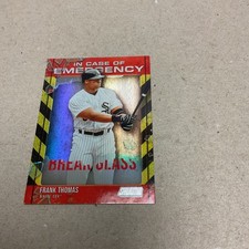 2025 Topps Stadium Club Chicago Frank Thomas In Case Of Emergency Insert Card