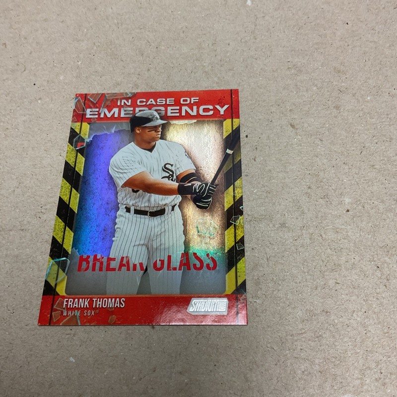 2025 Topps Stadium Club Chicago Frank Thomas In Case Of Emergency Insert Card