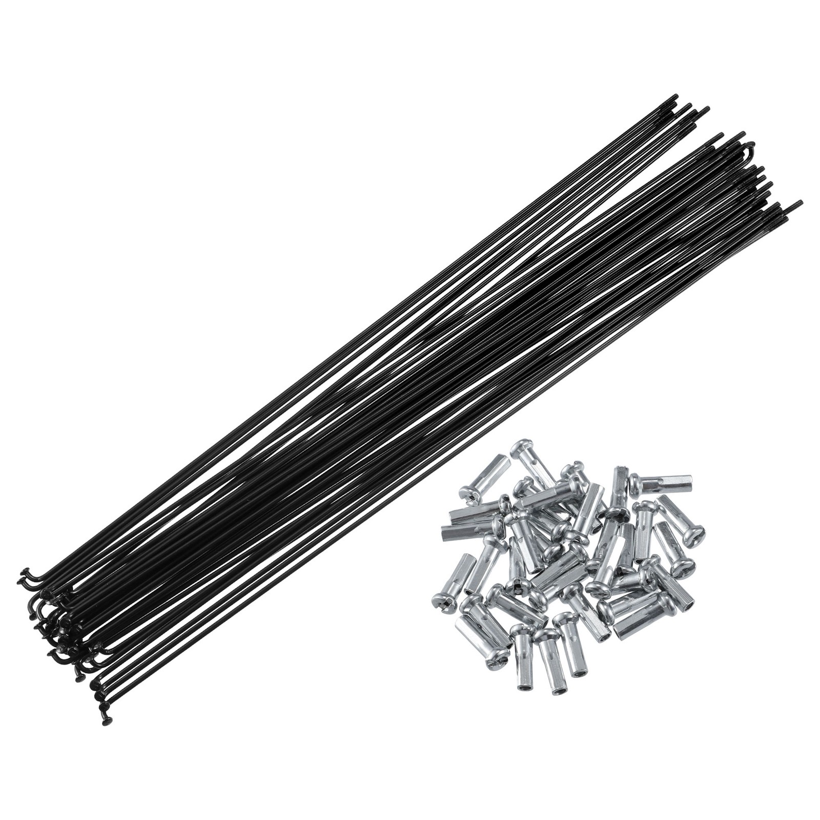Rayons vélo 290 mm 14G acier lot de 36 pièces avec mamelons pour réparation de roue de bicyclette