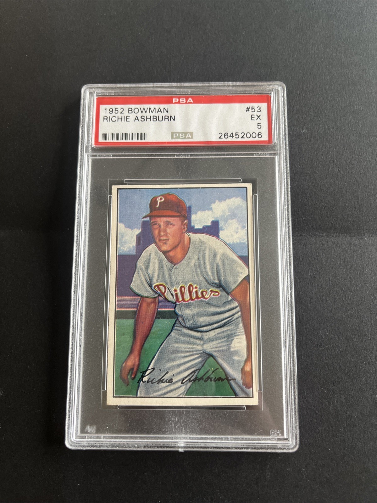 1952 Bowman mid- Hi Grade Set Break #53 Richie Ashburn PSA 5 Ex