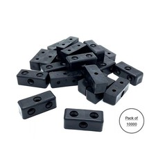BLACK MODESTY BLOCKS KITCHEN CABINET CUPBOARD JOINT CONNECTOR - VARIOUS PACKS