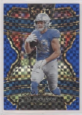 2019 Panini Select Concourse Blue Prizm 160/175 TJ Hockenson #38 Rookie RC z5b