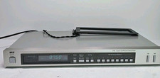 MCS Quartz Synthesized AM/FM Stereo Tuner Model 3762 Silver TESTED WORKING Japan