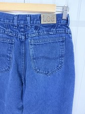 Vintage 90s Lee High Rise Tapered Jeans Women's 12 Fits 6  8 28x29.5 USA Mom