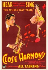 CLOSE HARMONY, CHARLES ROGERS, 1929, REPRO MOVIE POSTER, VINTAGE, HQ