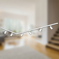 BRILONER - Système de rail Rail, set complet, 6x GU10 spots orientables, forme L