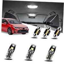 Led Interior Car Lights For Toyota-corolla-2013-2022 6 Piece Kit White Led