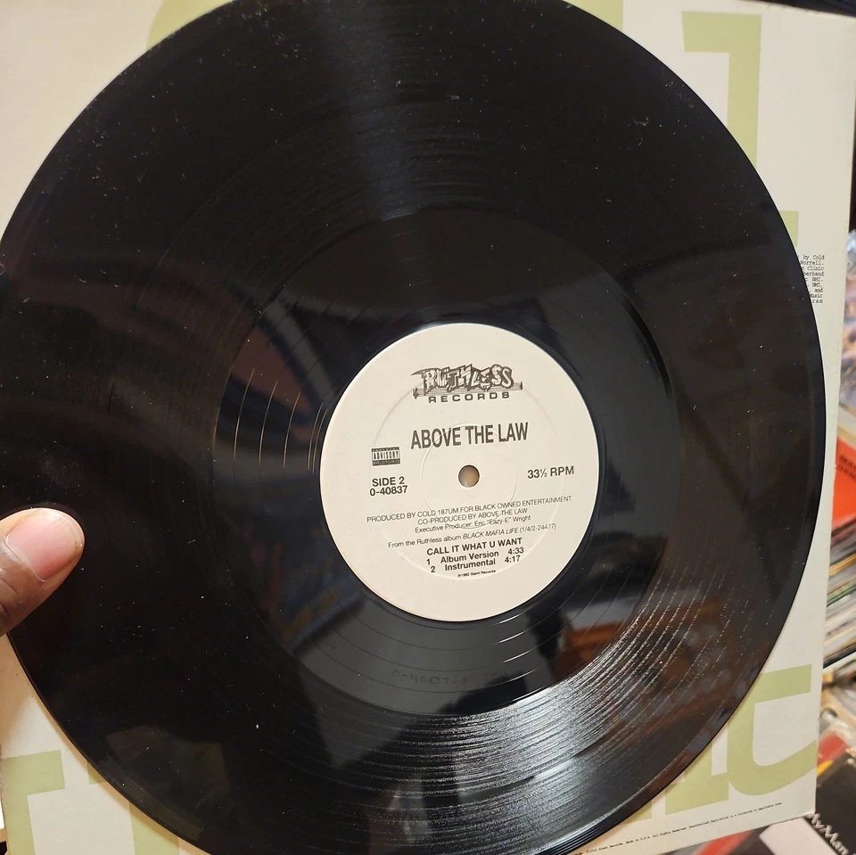 Above The Law- Call It What U Want VINYL (1993, 12" Single, Gangsta, Hip Hop) - Image 4 of 4