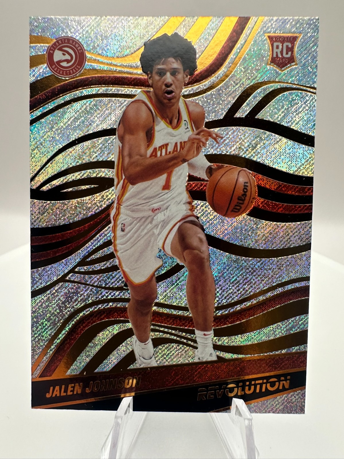 2021-22 Panini Revolution Jalen Johnson Rookie Card #103 Atlanta Hawks NBA RC
