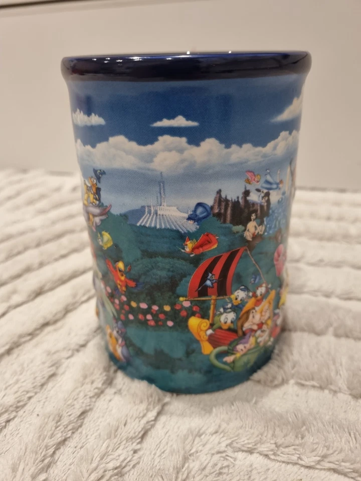 Vintage Navy Disney Walt Disney World Magical Kingdom 3d srt large mug - Image 2 of 4