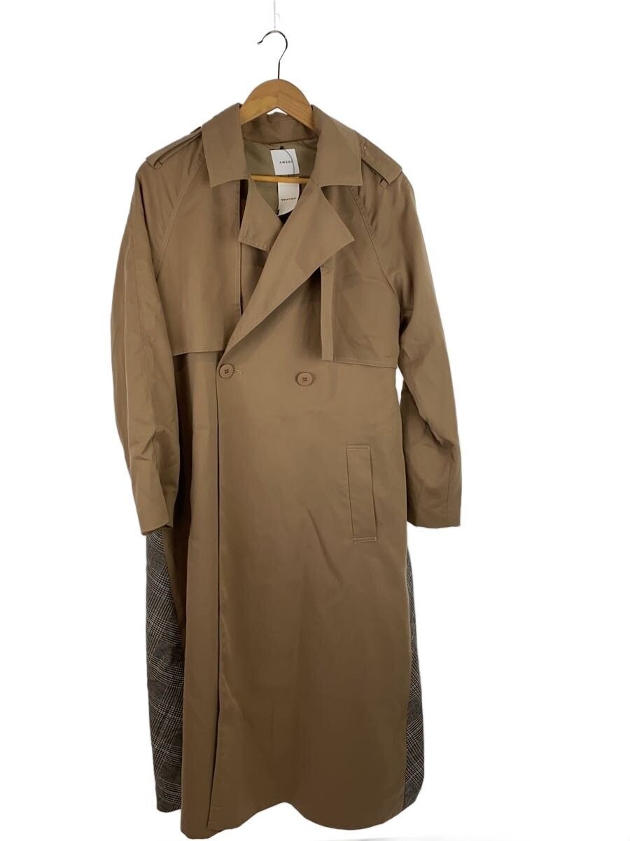 AMERI Beige Polyester Coat Women’s Size Free Used… - image 1