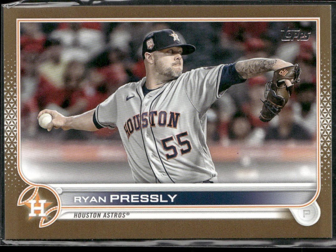 2022 Topps Update Gold /2022 Ryan Pressly #US264 Houston Astros