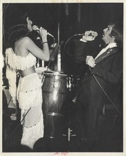 Sonny Bono & Cher in Concert Performing Original 8x10 Photo I Got You Babe
