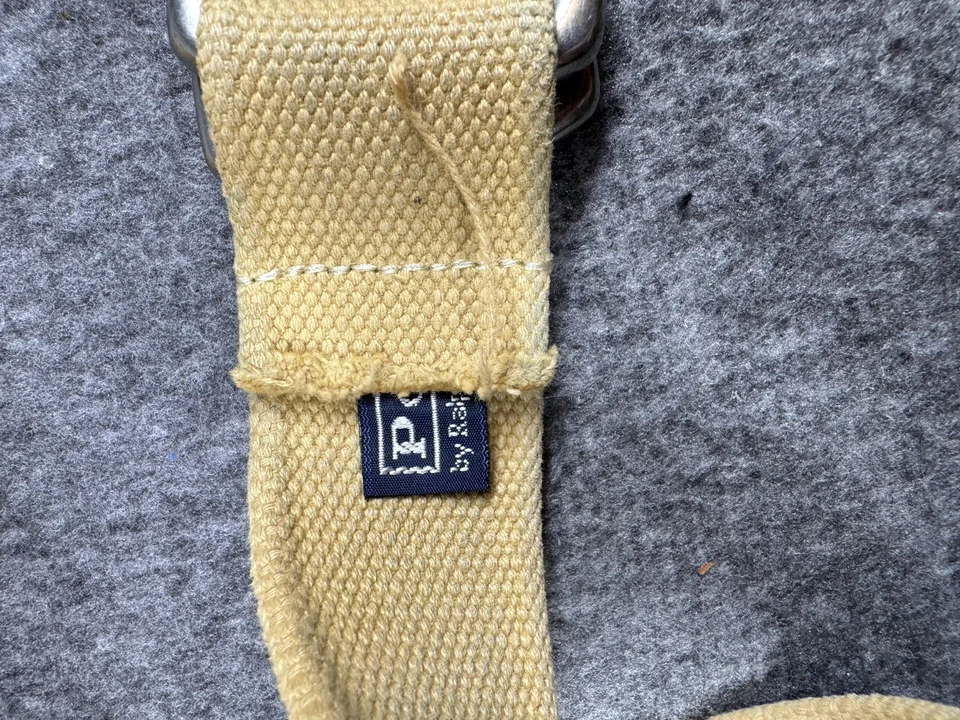 Cinturón Deportivo Polo Ralph Lauren Para Hombre Talla Única Caqui Tostado Telaraña Lona Anillo en D Foto 3 de 4