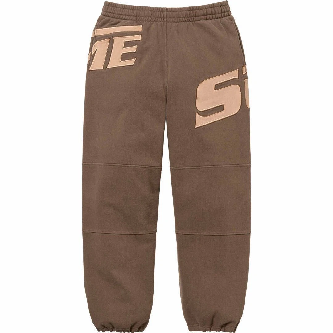 Pantalon de survêtement neuf jamais utilisé 24SS neuf SUPREME Supreme enveloppé MARRON S Bro