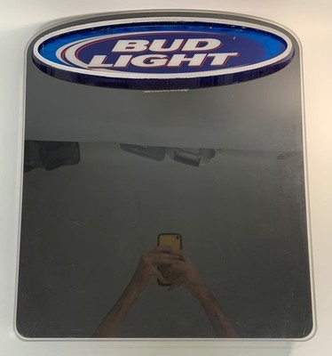 BUD LIGHT BEER Bar Electric Light Up Menu Board Display Sign 22 1/2'' x 19 1/2''