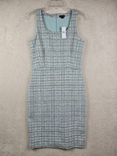 Ann Taylor Women’s Sleeveless Boucle Metallic Detail Dress Size 4