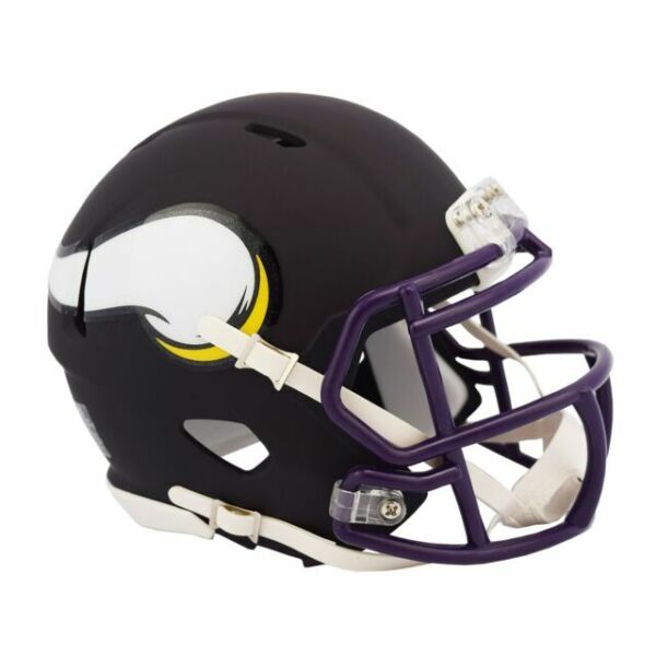 Riddell Minnesota Vikings Black Matte Alternate Speed Mini Football Helmet for sale online | eBay