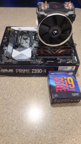 Intel Core i9-9900KF w/ ASUS Prime Z390-A Motherboard and 32GB DDR4 Ram