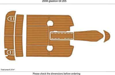 2008 glastron Gt 205 EVA  FAUX   foam  teak deck marine carpet mat floor