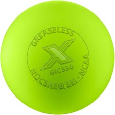 Guardian Pearl X Greaseless Lacrosse - 10 Pack, Optic Yellow