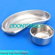 Kidney Tray 6" with Free Gallipot Holloware Surgical Dental Veterinary Medical